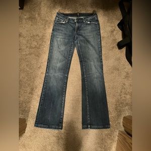 7 for all mankind bootcut jeans size 29